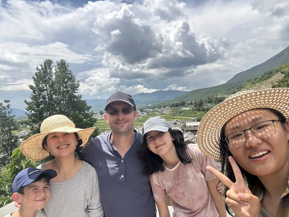 Guests visiting a local village in Yunnan