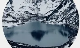 Snow and ice around Black Lake